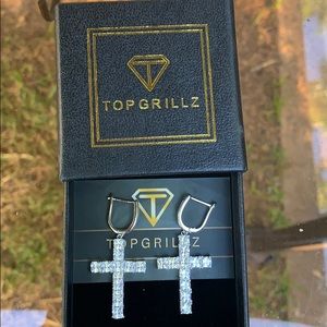 Cross earrings for unisex